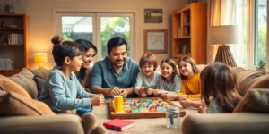 Finding balance: Strategies for busy families during the school year.png AI generated image using Flux AI