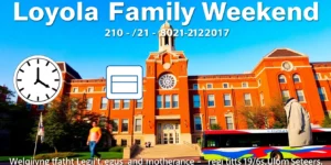 Loyola Family Weekend 2025: dates, details, and tips.png AI generated image using Flux AI