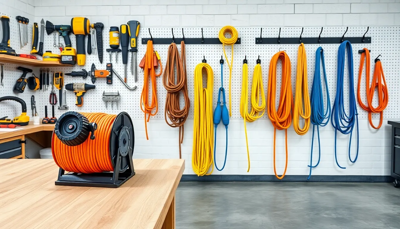 best way to store extension cords and cables without tangling