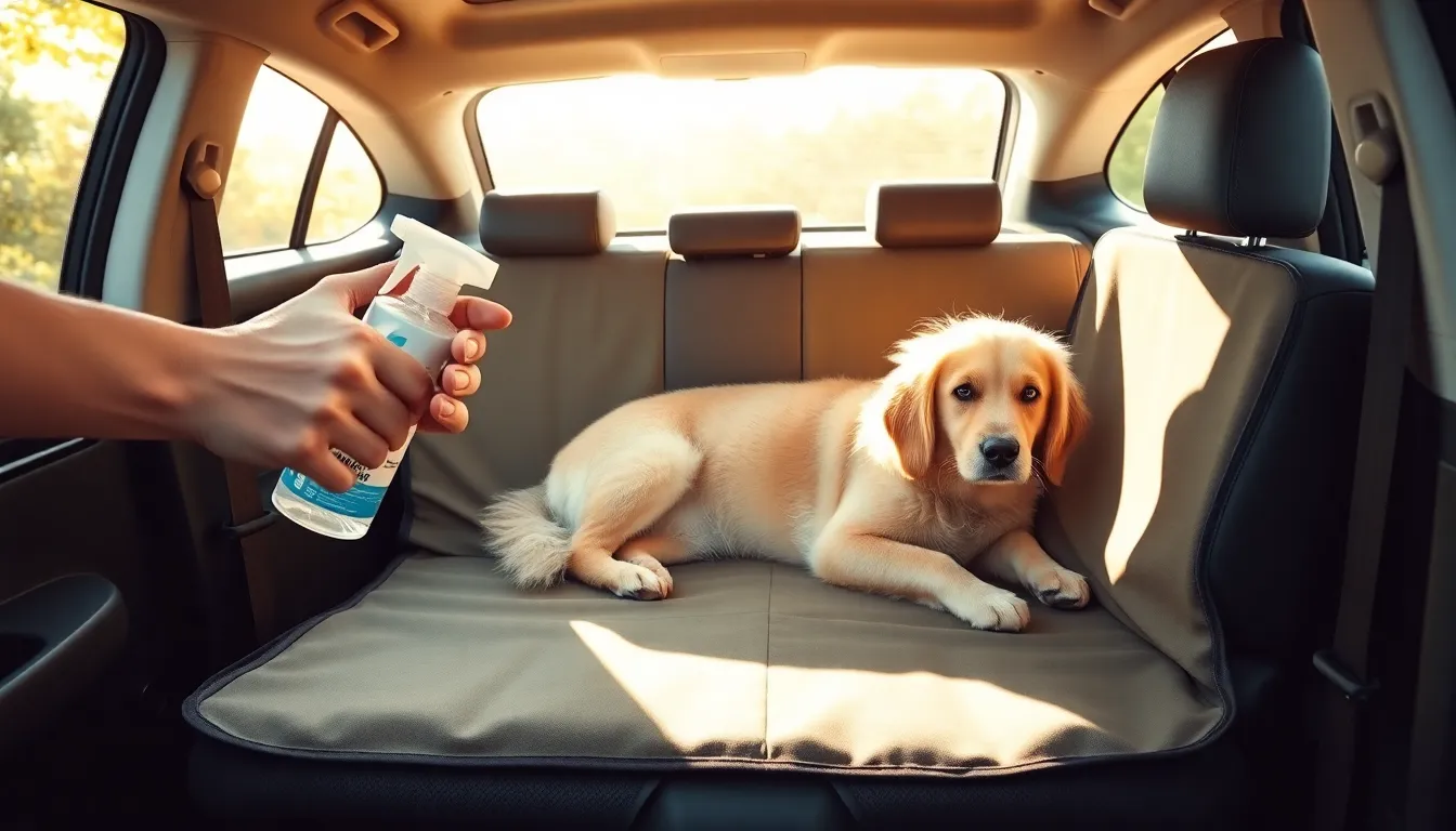 how to easily remove pet hair from car seats