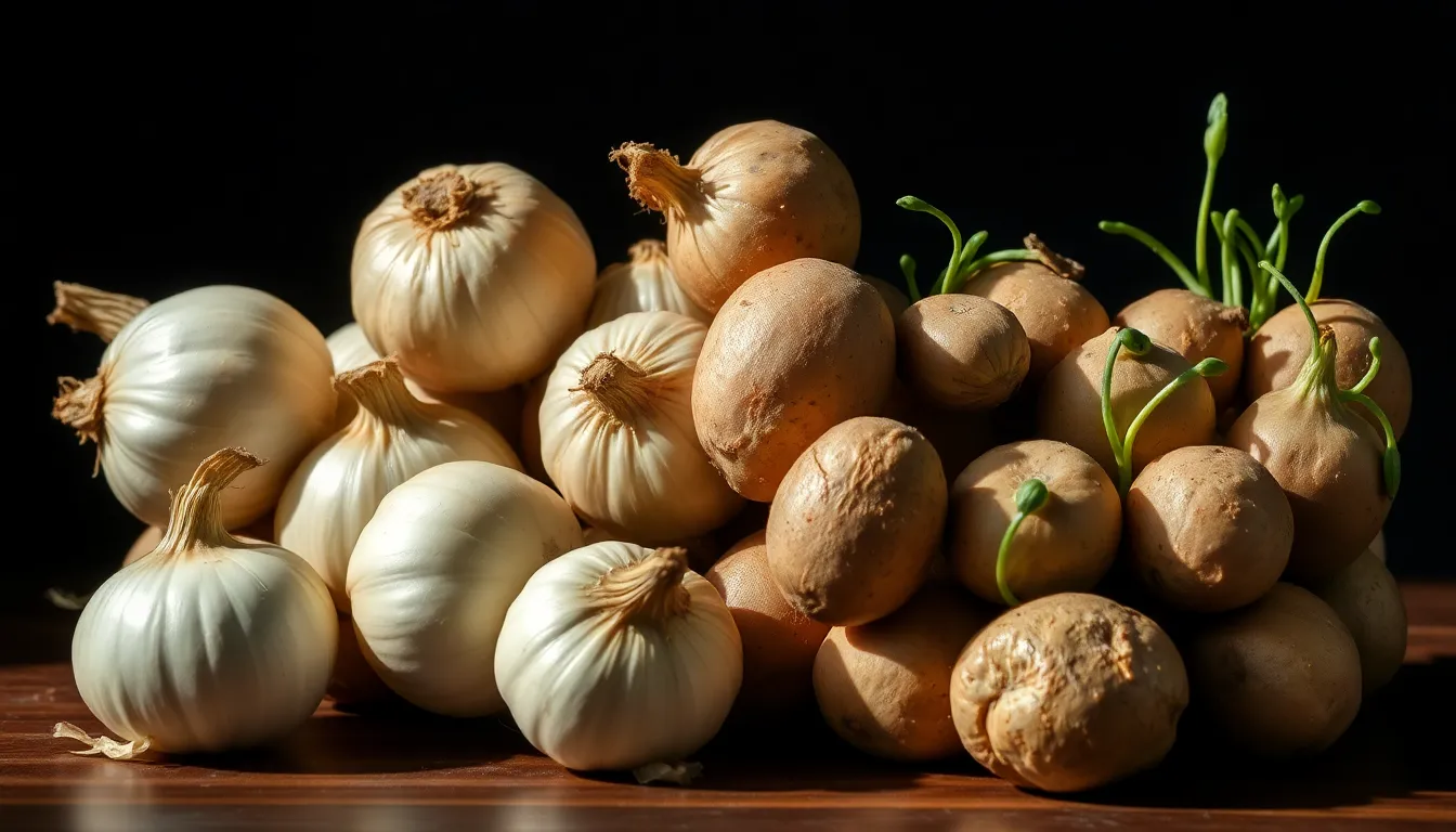 how to properly store onions and potatoes together