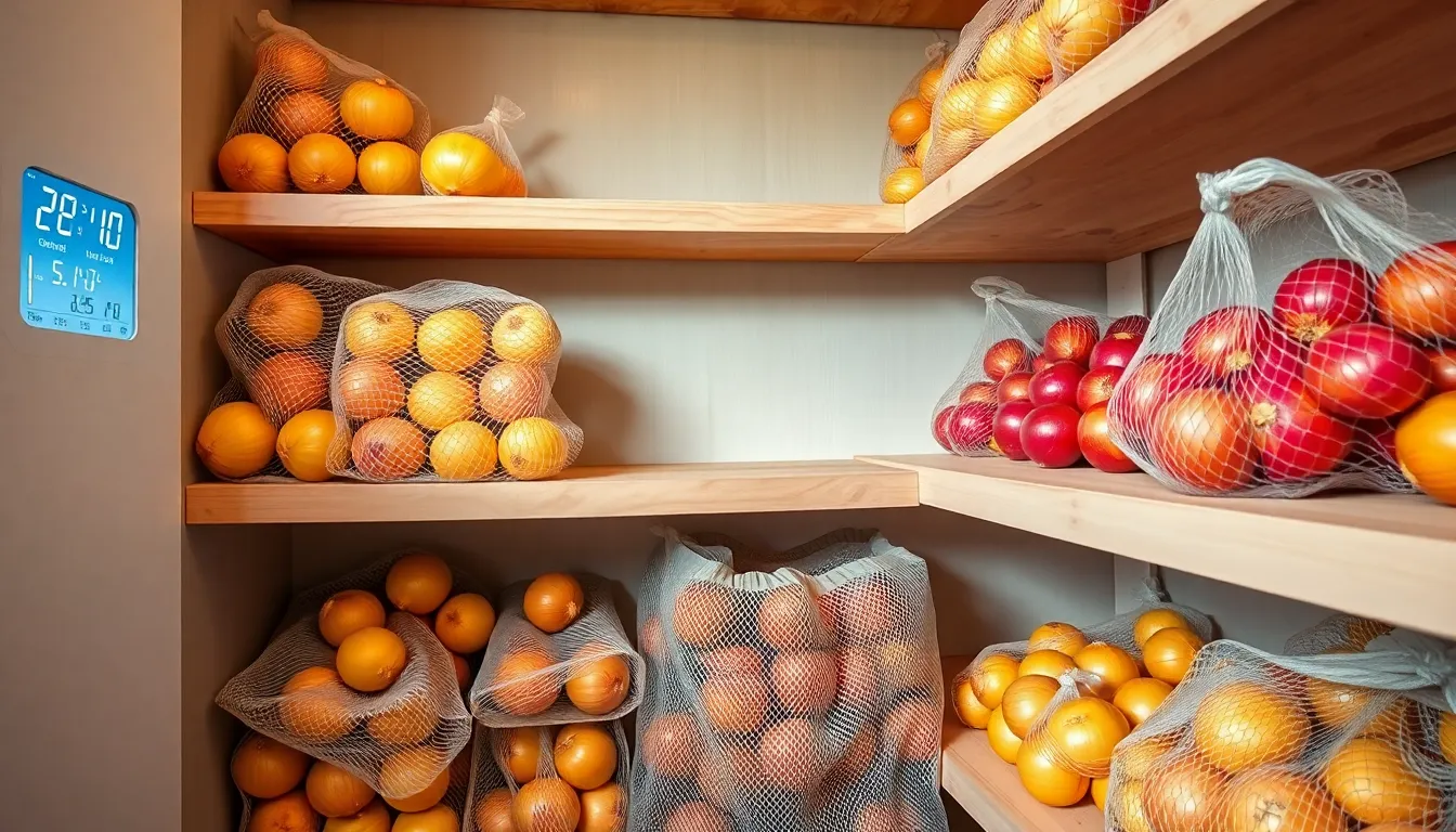 how to properly store onions and potatoes together