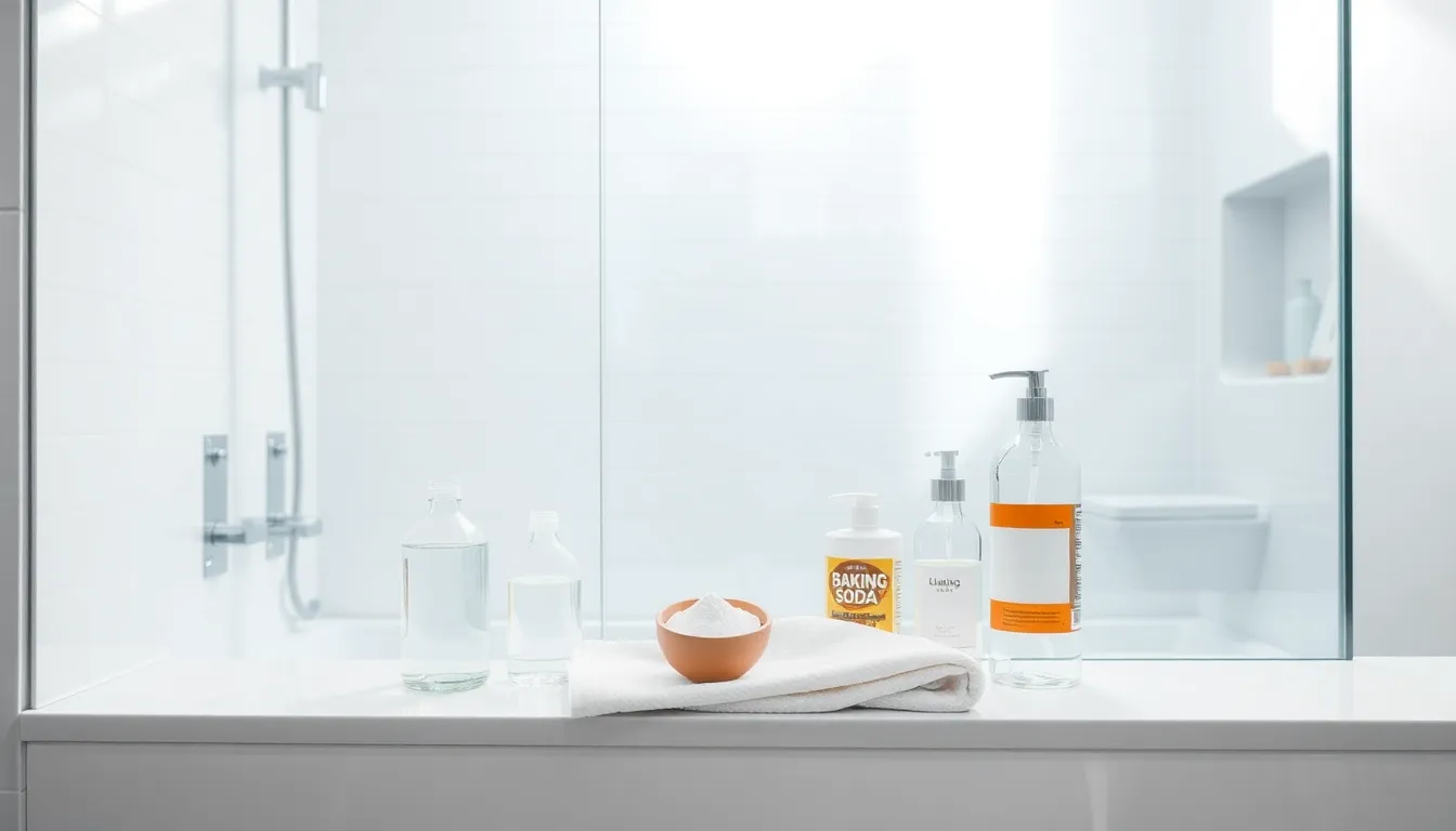 Cleaning hacks for shower glass water spots