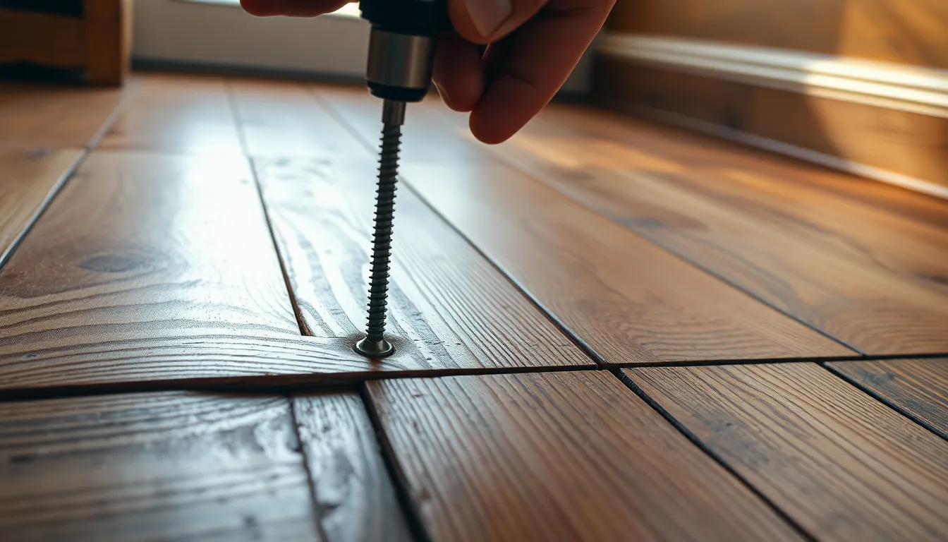 DIY solutions for squeaky wooden floors